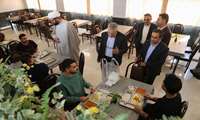 دیدار صمیمی هیات رییسه دانشگاه علوم پزشکی فسا با دانشجویان در سلف مرکزی