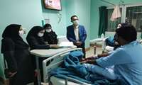 بازدید معاون غذا و دارو دانشگاه و تیم نظارت از بخش های اورژانس، داخلی و عفونی بیمارستان امام حسین(ع)