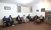 دیدار هیات رییسه دانشگاه علوم پزشکی فسا با حجت الاسلام و المسلمین رجبیان امام جمعه شهرستان و گفتگو در خصوص حوزه سلامت