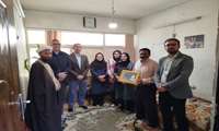 دیدار و تجلیل جمعی از مسوولین دانشگاه علوم پزشکی فسا با خانواده شهید گرانقدر الله قلی رجبی