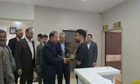 بازدید دکتر محمدی نماینده مردم شریف شهرستان فسا در مجلس و دکتر پزشکی رییس دانشگاه علوم پزشکی فسا از بخش های مختلف یکی از بیمارستانهای تابعه
