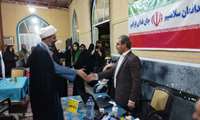 ارائه خدمات جهادی مدافعان سلامت دانشگاه علوم پزشکی فسا در دارالشفای رضوی در محل حسینیه خواهران مصلای امام خمینی(ره) 