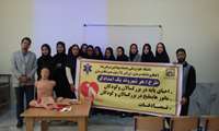 برگزاری دوره آموزشی  هر شهروند ، یک امدادگر جهت دانشجویان دانشگاه پیام نور با همکاری دانشگاه علوم پزشکی 