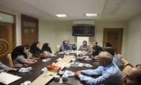 جلسه مشترك  مدیر گروههای آموزشی با ریاست و معاونین درمان و آموزشی  برگزارشد.