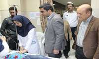 بازدید ریاست دانشگاه از بخش های اورژانس اطفال ، اطفال و NICU نوزادان  بیمارستان حضرت ولیعصر(عج)/ عیادت از بیماران و دیدار با کارکنان 