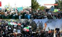 حضور دانشگاهیان علوم پزشکی فسا در حماسه راهپیمایی 22 بهمن 95/ پوشش امدادی مراسم  توسط اورژانس115