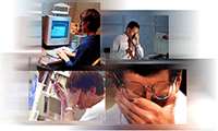 تاری دید،خشکی و تحریک پذیری چشم ها از علایم سندرم کار با کامپیوتر (computer vision syndrome)